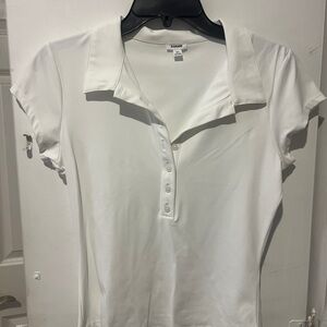 Garage Women's White Button Down Shirt